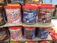 Khong Guan Wafer Stick Jar 500gr-Astor Toples-Wafer Roll-3 Varian Rasa-Coklat-Stroberi-Vanila-Snack