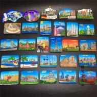 【Shipment Within 24 Hours】 Custom Resin Scenery Fridge Magnet For Countries Like USA France Germany 