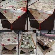 MERAH Long Guest Table Cloth Table Runner 40 x 150 cm Waterproof Waterproof Luxury Gold Brown Red Co
