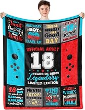 CIUGOIG 18 Year Old Boy Birthday Gifts, 18th Birthday Gifts for Boys Blanket 50"x 60", Coolest Prese