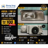 KM36 YM31 Head Lamp RH Taiwan Replacement 8-94414-296-0