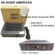 VE-AUDIO AMERICAN Underseat Active Subwoofer BOX 6X9 INCH (AAA)(7 WOOFER A6-69SU)