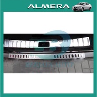 Nissan Almera N17 Rear Bumper Protector In Rear Bumper Guard Trunk Sill Protector for Nissan Almera 