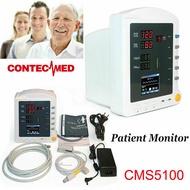 CMS5100ตรวจติดตามการเต้นของหัวใจ ICU NIBP SPO2 PR จอภาพผู้ป่วยสัญญาณชีพ