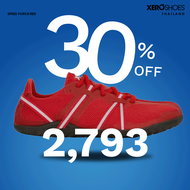 SALE!! - XERO SHOES Barfoot shoe รองเท้าผ้าใบรุ่น SPEED FORCE ผู้ชาย สี RED วิ่ง SFM-RED