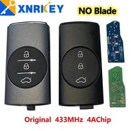 XNRKEY Original 3B Keyless Remote Car Key 4A Chip 433Mhz for Chery Tig
