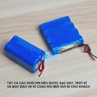 Pin Lithium Li-on 18650 1S 37V - 42V Nhiều mẫu. Dung lượng cao 5000mah - 10.000mah hàn sẵn mạch bảo