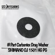 Carbontex Drag Washer Shimano Ocea Jigger 1501 HG PG Parts