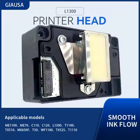 L1300 Printer Head F185000 Original Printhead For Epson T1100 T1110 ME1100 ME650 ME70 C10 C110 C1100