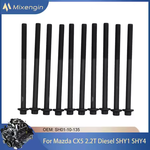 Engine Head Bolts Set Fit 2.2 L T For Mazda 3 6 CX5 6 Saloon SHY1 SHY4 SHY6 SHY8 GH KE 2.2T Diesel 2