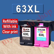 Compatible HP 63XL ink Cartridge HP 63 ink HP63XL ink Cartridge refillable for 1110 1112 2130 2131 2