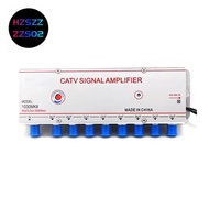 220V 30DB 1030MK8 TV Signal Amplifier Cable TV Signal Booster Analog Digital Cable TV Signal Amplifi