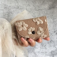 7.25 Card Holder Women's Small Ultra-Thin New Style ins Card Holder Simple Retro Multi-card ID Card 