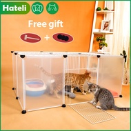 [HATELI] Cat &amp; Dog Plastic Dog Pen Cat House Cat Cage Fence