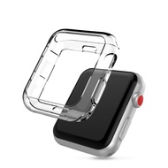 Clear Soft TPU Protector Case Cover for Apple Watch Series 7 6 SE 5 4 3 2 1 38mm 42mm 40mm 44mm 41mm 45mm