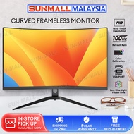 24 Inch Monitor Flat 75HZ 1080P FHD LED PC Monitor Murah IPS Frameless Monitor Office Working|Gaming