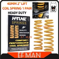HTUNE LIFT UP 40MM HEAVY DUTY COIL SPRING HILUX NAVARA TRITON DMAX BT50 COLORADO PAJERO FORTUNER FJ 