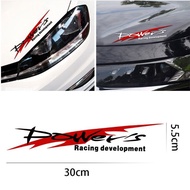 Power's Racing Development Car Sticker Personality Trend Power Racing Development Sports Car Body St