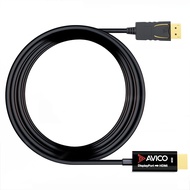 DisplayPort 1.2 to HDMI 2.0 Adapter – 4K 60hz HDR – 2K 144hz – 1080P 240hz – for Monitors, TVs, PCs,