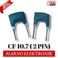 CERAMIC FILTER CF 10.7 10,7 10.7Mhz 10,7Mhz 2 PIN 2 KAKI KERAMIK ORI