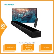 Vinnfier MAX 160W Home TV Soundbar Speaker Bluetooth USB Drive Aux-In Optical HDMI (ARC) Hyperbar 30