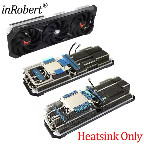 F​or Powercolor RX 7700XT 7800XT 7900GRE 7900XT 7900XTX Red Devil Graphics Card Replacement Heatsink
