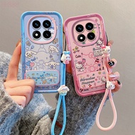 Case Redmi NOTE15 4G 5G Cute 3D Comic Cartoon Plush toys TPU Soft Silicone Women's bracelet holder P