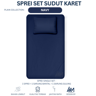Sprei Polos 80x200x15 80x200x20 - Sprei Single 80x200 Tinggi 15/20 CM