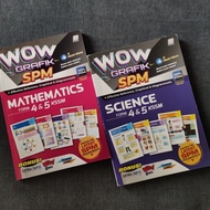 WOW GRAFIK SPM (KSSM) Science, Mathematics 【Second-hand book】