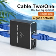 Network splitter Ethernet splitter for 2 PC laptop Network RJ45 splitter 1 in 2 out 1000M Gigabite E