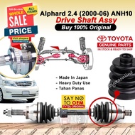 Alphard (2000-06) Drive Shaft Assy ANH10 MNH10 43410- 43420- Original TOYOTA Tyre Shaft