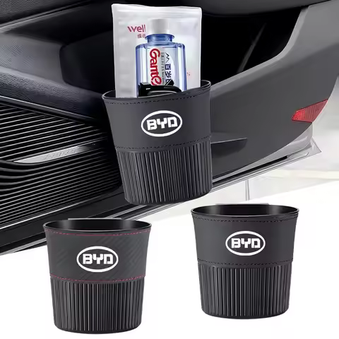 Multi-functional Car Hanging Trash Can Water Cup Holder Interior For BYD M6 G3 G5 T3 13 F3 F0 S6 S7 
