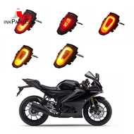Motorcycle Rear LED Dynamic Brake Light Taillight for  R15 V3 2017-2022 V4 R15M 2023+ Turn Signal Li