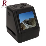 Black Digital Film&ampSlide Scanner Converts 135 110 126KPK and Super 8mm Film/Slides/Negatives to 1