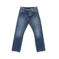 【二手，A級】Chrome Hearts 牛仔褲 JEAN STRTLG FBRC CH 十字馬蹄形紐扣靛藍色棉質牛仔褲 男士二手 A