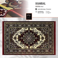 Jumbo Classic Hambal Turkish Lineia Folding Floor Carpet 200x400 Cm