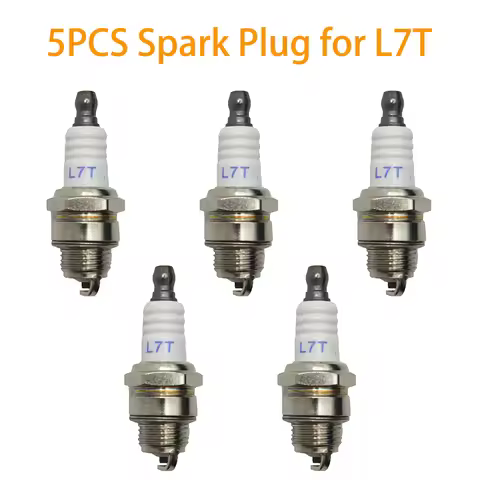 5Pcs Spark Plug for 2 Stroke L7T BM6A BPMR7A RCJ6Y RCJ7Y WSR5F 33cc-49cc Trimmer Blower Chainsaw