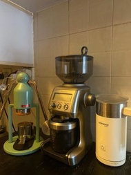 Espresso Maker and Breville Coffee Grinder