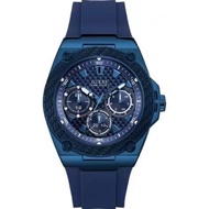 GUESS Original Watch W1049G7 Men's Blue Carbon Fiber