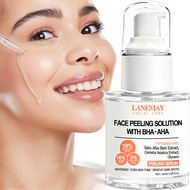 AHA + BHA Face Peeling Serum with Salicylic Acid & Niacinamide, 50mL | 10% + 2% Formula to Exfoliate