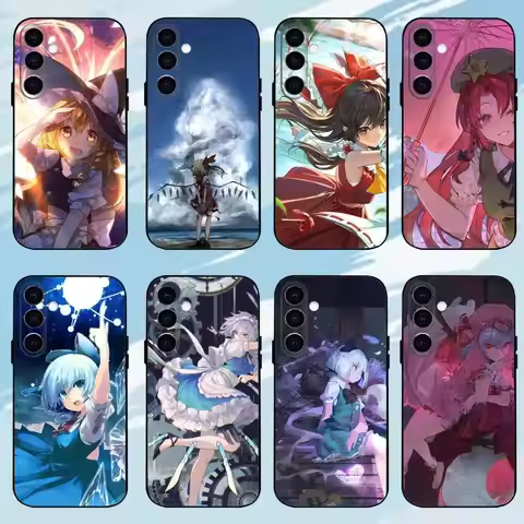 Touhou Project Phone Case For Samsung Galaxy A73,A72,A71,A70,A53,A52,A51,Others Soft Black Shell ll
