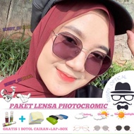 PHOTOCHROMIC GLASSES + LENS" NORMAL/MINUS/CYL