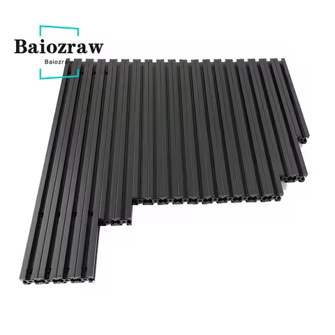Baiozraw PreTapped Misumi Extrusion Frame Kit Gasherbrum-K3 Black Anodized Blind Joints Extrusion Fr