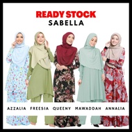 [READY STOCK] KURUNG MODEN QUEENY JUBAH MAWADDAH RAUDHAH SUIT IRONLESS BAJU TANPA GOSOK PLUS SIZE BY
