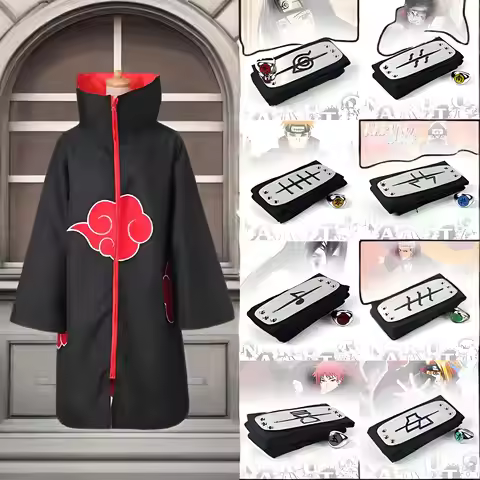 Anime Naruto Akatsuki Akatsuki Uchiha Itachi Clock Costume Cosplay Adult/Child Halloween Christmas P