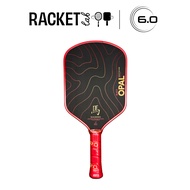 Six Zero Black Opal Pickleball Paddle (14mm) Horse Year Edition