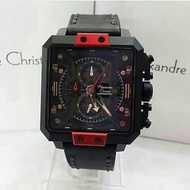 Jam Tangan Alexandre Christie Ac 6395 Black Red