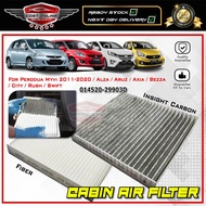 Engine Cabin Air Filte Fibre / Carbon 014520-29903D for Perodua Myvi Lagi Best / Axia / Alza / Bezza