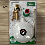 Ernesto Brass Ball Water Tank Float