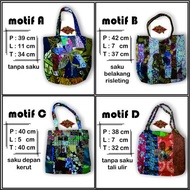 Tas batik perca khas jogja cewek / tas bahu cewek motif batik perca daur ulang /grosir tas batik per